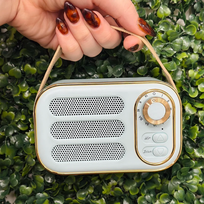 Przenośny Głośnik Bluetooth W Stylu Retro Z Ładowaniem USB-C